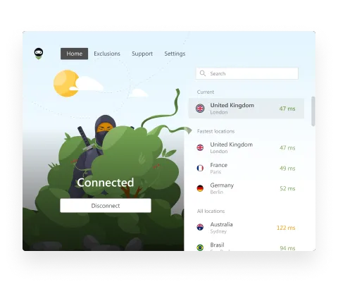 Активация VPN